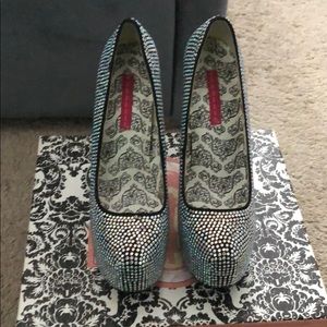 Bordello studded platform heels
